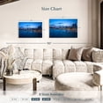 thumbnail image 4 of Elephant Stock Panama Wall Art - Horizontal Canvas Wall Art - Living Room Wall Decor - Places Canvas - Blue And Orange Decor - 30" x 20", 4 of 8