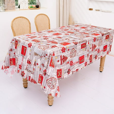 

Christmas Tablecloth Warm Beautiful Easy Care Table Cover for Dining Room Christmas Tablecloth Warm Beautiful Easy Care Table Cover Warm Beautiful for Dining Room Kitchen Decor G