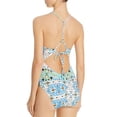thumbnail image 2 of Nanette Lepore Maillot de Bain une Pièce pour Femmes, Bleu, 4, 2 of 2