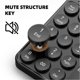 thumbnail image 3 of Teclado Numérico Con Cable USB, Teclado Numérico Portátil Ergonómico Con 19 Teclas Redondas Para Ordenador Portátil, 3 of 7
