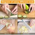 thumbnail image 4 of LAICAIW 8PCS Wooden Kids Kitchen Knife Kit Include Wood Kids Safe Knives for Real Cooking Plastic Potato Slicers Cooking Knives Serrated Edges Toddler Knife Kids Plastic Knives for Kitchen Children, 4 of 7