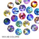 thumbnail image 1 of Impresionante calidad inusual. Multi colores Crystal AB SS12-SS30 Diamantes de imitación sin fijación en caliente Parte posterior plana Strass Nail Glitters Piedra de la ropa Tan Jianjun unisex, 1 of 2