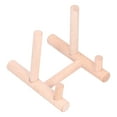 thumbnail image 2 of Plate Stand, Beech Multipurpose Lightweight Plate Shelf  For Artwork For Home For Living Room, 2 of 8