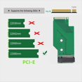 thumbnail image 5 of Placa de Expansión SSD de Alta Capacidad 2242 A 2280 NVME M-Key NGFF M.2 PCIE 4.0 Adaptador de Dedo Dorado para Legion Go, 5 of 5