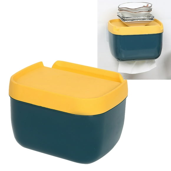 Toilet Tissue Storage Box, Durable Tissue Paper Dispenser Box for Bathroom