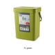 thumbnail image 5 of Kearding Cubo de basura montado en la pared no perforado para una eliminación de basura conveniente Cubos de basura no perforados Cubos de Suministros de limpieza para el hogar verde 5L, 5 of 6