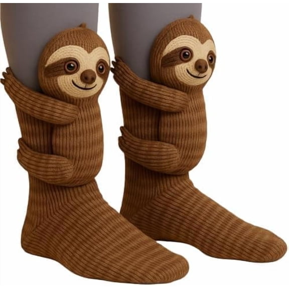 Animal Socks, 2026 New Funny Double-Layer Cotton Socks for Warmth, Cozy Fall & Winter