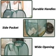 thumbnail image 5 of Buenod Collapsible Laundry Hamper, Mesh Popup Laundry Basket Dirty Clothes Hamper for Home, Dorm, RV, Green, 5 of 7