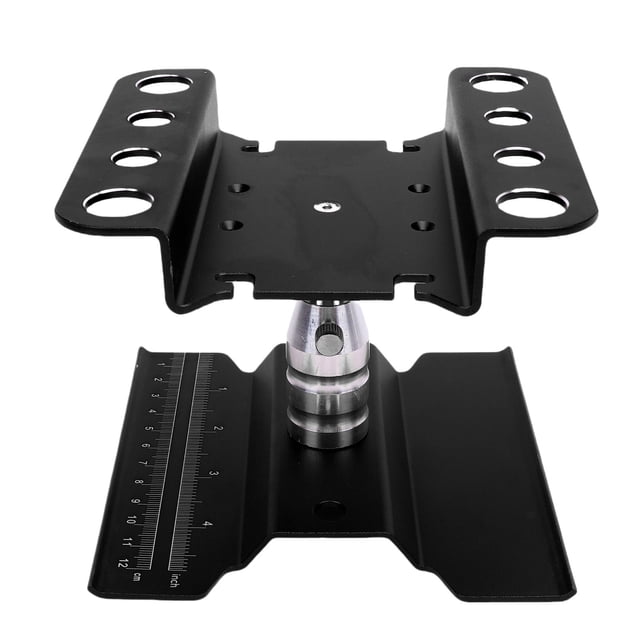 RC Car Work Stand, 360 Degree Rotatable Repair Table with Thickened Metal Base for 1/10 1/8 Scale Model Cars