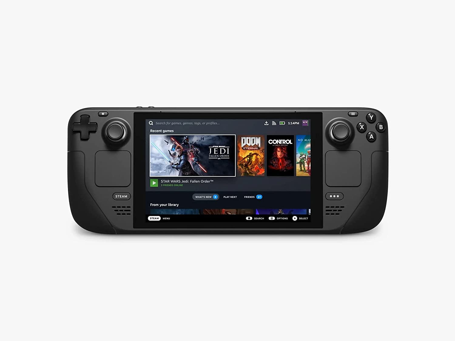 Valve Steam Deck 256GB Handheld Gaming Console, 1280 x 800 LCD Display,  with Carring case, Tempered Film and Soft Silicone Protective Case