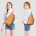 thumbnail image 2 of Bone Pattern Sling Backpack - Dog Lover's Crossbody Bag, Fashionable Multi-Pocket Pack for Daily Use, 2 of 4