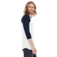 thumbnail image 2 of American Apparel Men's 3/4 Sleeve Raglan, 2 of 2