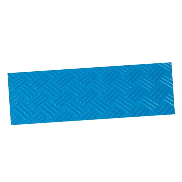 Alfombrilla antideslizante para escalera de piscina, 35,43 "x 9,06", revestimiento de piscina, alfombrilla para escaleras de piscina, para piscina, cocina, baño, puerta delantera C azul