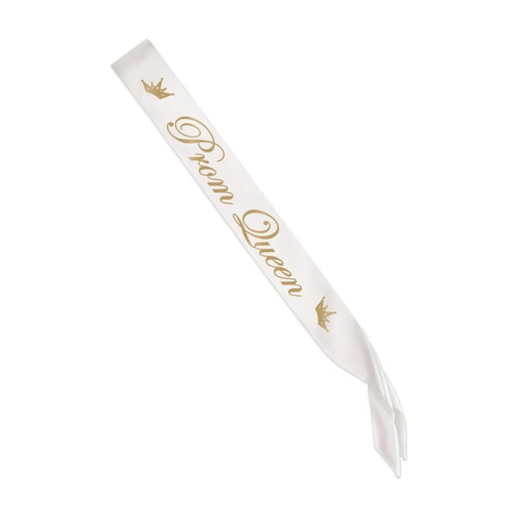 6 Pack Beistle Prom Queen Satin Sash