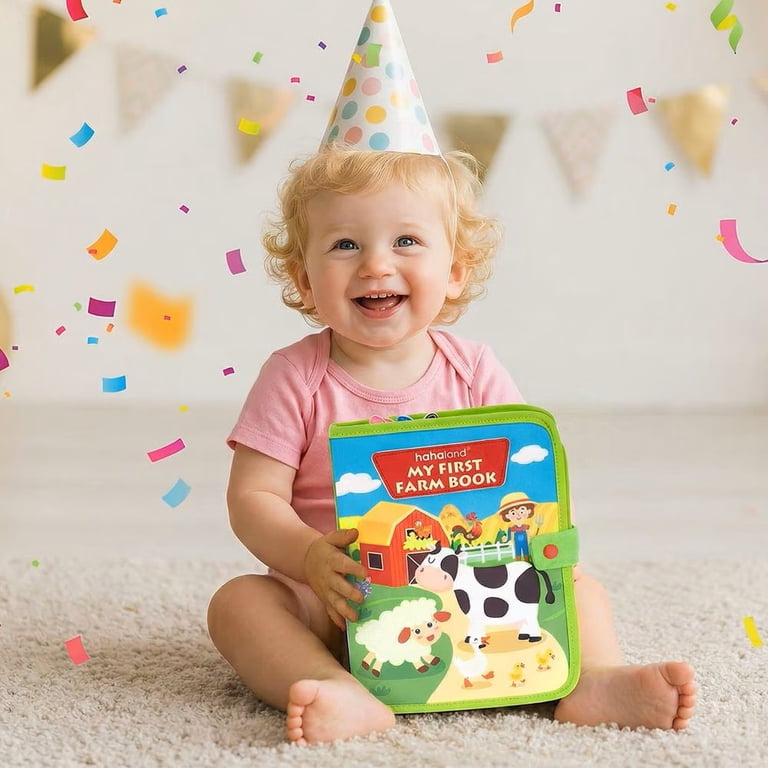 Cowin Busy Board Farm, Montessori Quiet Book Felt photo 3