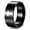 8mm black, variant on Unisex Stainless Steel Cross Ring Classic Style Band for Men Women Jewelry