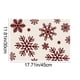 thumbnail image 3 of Christmas Snowflake Themed Placemats Polyester Insulated Table Mats, 3 of 6