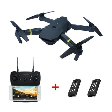 2MP Camera WIFI FPV Foldable Arm Selfie Drone 6 Axis 2.4G 4CH RC Quadcopter + 2PCS