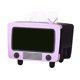 thumbnail image 1 of Caja de pañuelos para TV, multifuncional, creativa, con ranura para teléfono celular, decoración, soporte para pañuelos para el hogar, 1 of 6