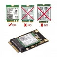thumbnail image 5 of CY NGFF M.2 Key-A to Mini PCI-E PCI Express Converter Adapter for 9260 8265 7260 AC Wifi Bluetooth Wireless Card, 5 of 7