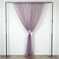 thumbnail image 5 of Efavormart 10FT Fire Retardant Amethyst Sheer Voil Curtain Panel Backdrop For Window Wall Decoration - Premium Collection, 5 of 11
