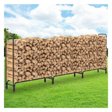 

Yunwen Large Metal Firewood Logs Holder Fire Log Wood Adjustable Length US