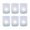 Warm White, variant on LumaBase Frosted Votives with Battery Operated LED Lights - Set of 6 (Amber)