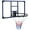 Black+Blue + Iron2, variant on 【LuckyNote】28.5"x18" Wall-Mount Basketball Hoop, Shatterproof Backboard, Fold-Away Rim, All-Weather Net, Indoor/Outdoor for Kids & Adults
