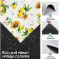 thumbnail image 3 of Yellow Lemon Fruit Sunflowers White Pattern Kitchen Rugs Sets Of 3,Kitchen Runner Rugs Non Skid Washable,Decorative Kitchen Floor Mats for Kitchen,Sink,Laundry,17"x30"+ 17"x47" + 17"x59", 3 of 6