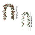 thumbnail image 6 of Dserhfy Simulated Christmas Rattan Vine No Maintenance Faux Willow with Red Berry Garland Wedding Party Home Decor, 6 of 8