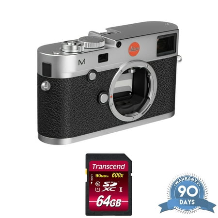 Leica M (Typ 240) Digital Rangefinder Camera (Silver) - w/Memory Card -