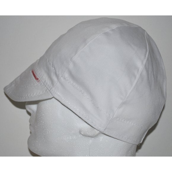 Comeaux Caps Reversible Welding Cap Solid White 7