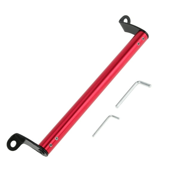 Unique Bargains Motorcycle Balance Cross Bar Adjustable Motorbike Handlebars 0.41" Hole Diameter Red