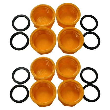 chengsi 8pcs 5 Gallon Lids Tank Lids - Coarse Thread, Portable and Leak-proof