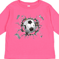 thumbnail image 4 of Inktastic Soccer Breakthrough Boys or Girls Long Sleeve Toddler T-Shirt, 4 of 5