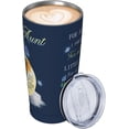 thumbnail image 2 of Aunt Gifts from Niece Nephew,20 Oz Stainless Steel Auntie Tumbler Mugs Birthday Gifts Idea for Women,Cool Aunt Coffee Tumblers Mug Aunt Gifts for New Aunt, 2 of 6