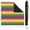 Rainbow Stripes-01, variant on Mahjong Mat for Table, 31.5*31.5in Anti Slip American Mahjong Mats, Noise Reduction, Neoprene Mah Jongg Mat, Mahjong Set Gift for Poker/Card/Dominoes Board Tile Games Table Mats, Purple Stripe