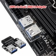 thumbnail image 4 of Adaptador de placa base USB 3.0 de 20 pines a doble tipo A (A), 4 of 6