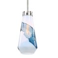 thumbnail image 5 of Bowery Hill Contemporary 1 Light Mini Pendant in Blue and White, 5 of 9