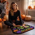thumbnail image 6 of Halloween Alien Pumpkin Doormat, Irregular Soft Non Slip Decorative Rugs for Front Door Porch Entryway Living Room, 6 of 6