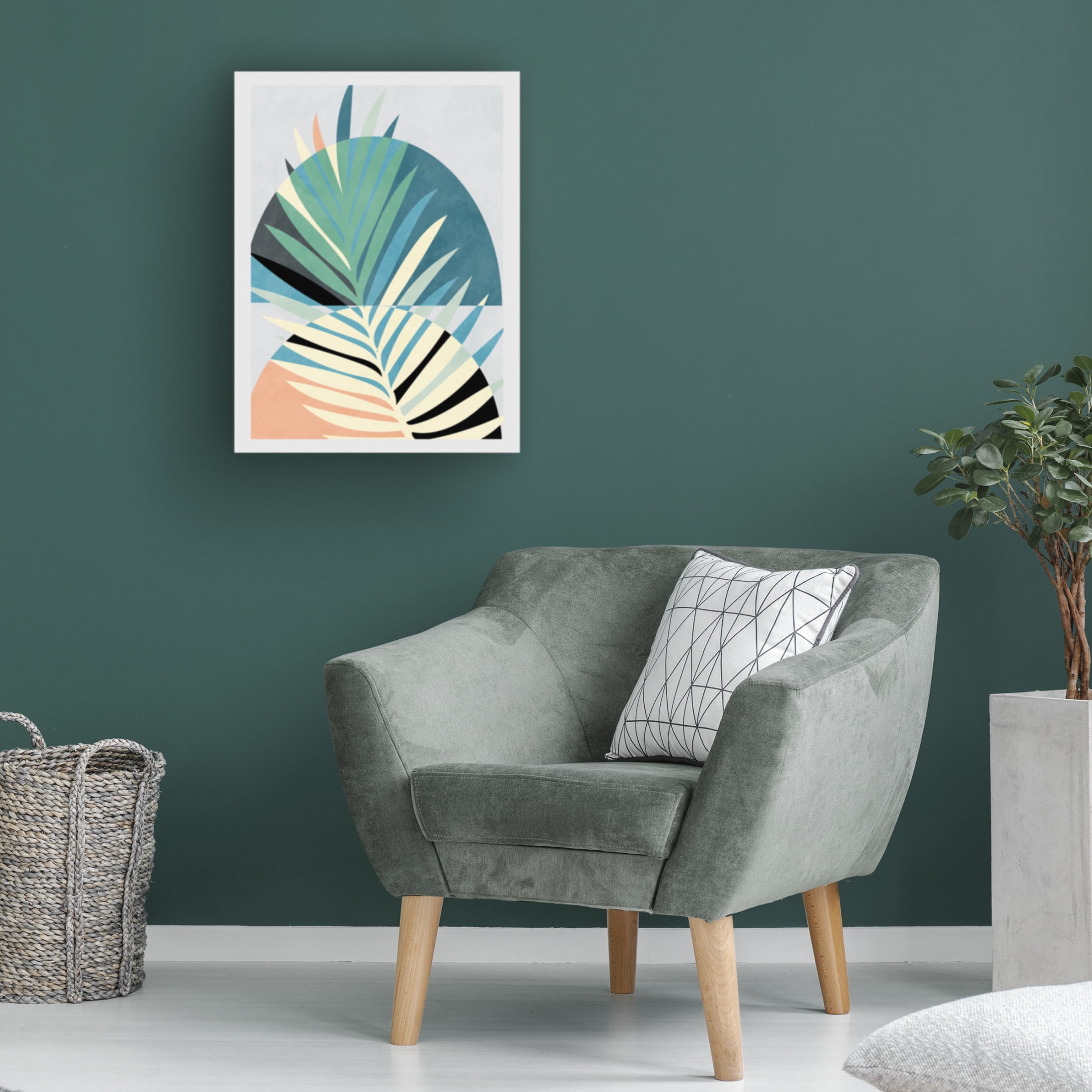 Trademark Fine Art Ana Rut Bre Spaces Bleu Canvas Wall Art