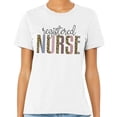 thumbnail image 2 of Registered Nurse Leopard Print Shirt Unisex Large White, 2 of 5