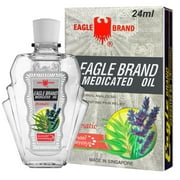 Eagle Brand Aromatic Lavender Medicated Oil 24ml (2 Bottles)