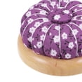 thumbnail image 5 of Uxcell Magnetic Pin Cushions Wooden Base Sewing Needle Holder, Purple White Black 2 Pack, 5 of 6