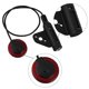 thumbnail image 3 of Micrófono de Contacto Yashi EQ SMD 2 Piezas para Guitarra Violín Banjo Ukelele Negro y Rojo, 3 of 5