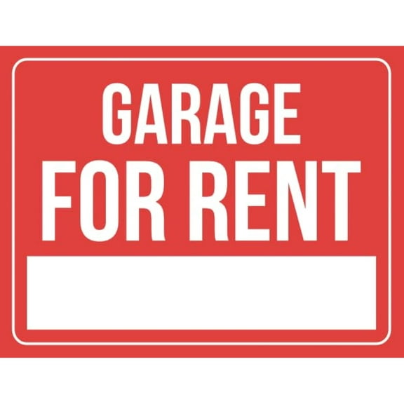 Retro Decor Tin Signs,“GARAGE FOR RENT”,for garage,bar,restaurant,living room,bedroom,kitchen,cafe,bar,8×12inch