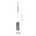 thumbnail image 2 of Straw Cleaner Brush Silicone Tube Brush for Cleaning Grey, 2 of 5