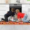 thumbnail image 5 of Kitchen Rugs and Mats Non Skid Washable Set of 2,Boho Floral Modern Farmhouse Bohemian Kitchen Runner Rugs with Rubber Backing for Kitchen Decor and Accessories (Green 17"x47"+17"x30"), 5 of 10