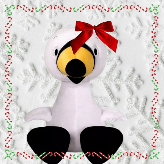 Red Holiday Bow Tad Hills GOOSE 13” High Quality Plush Doll Duck & Goose Gift