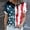 Red, variant on Graphic Tees for Women T-Shirts Patriotic USA Independence Day Short Sleeve Round Neck Logo Tee for Women Loose Fit Top with Flag Print Multicolor XL